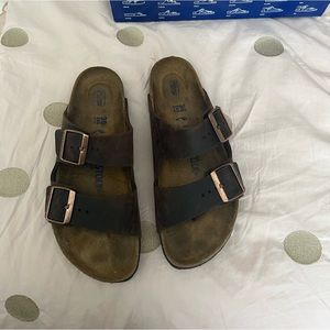brown Birkenstocks size 7